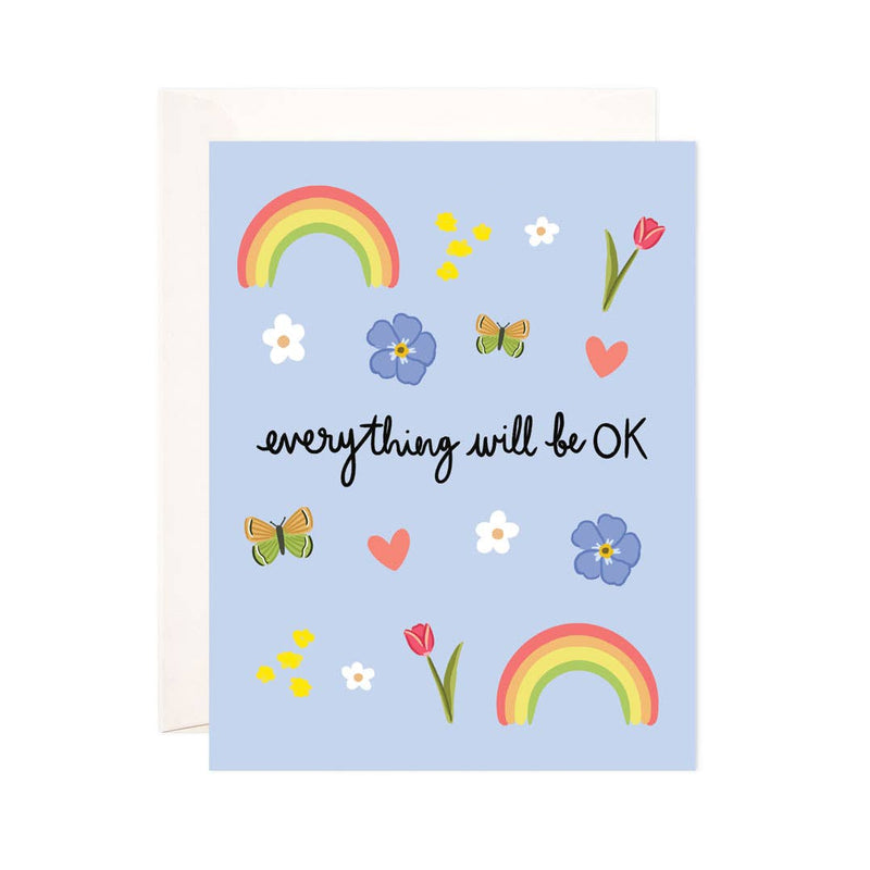 Everything Will Be Ok Encouragement Card