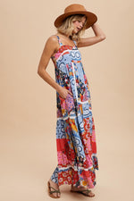 Tiled Patchwork Maxi Dress