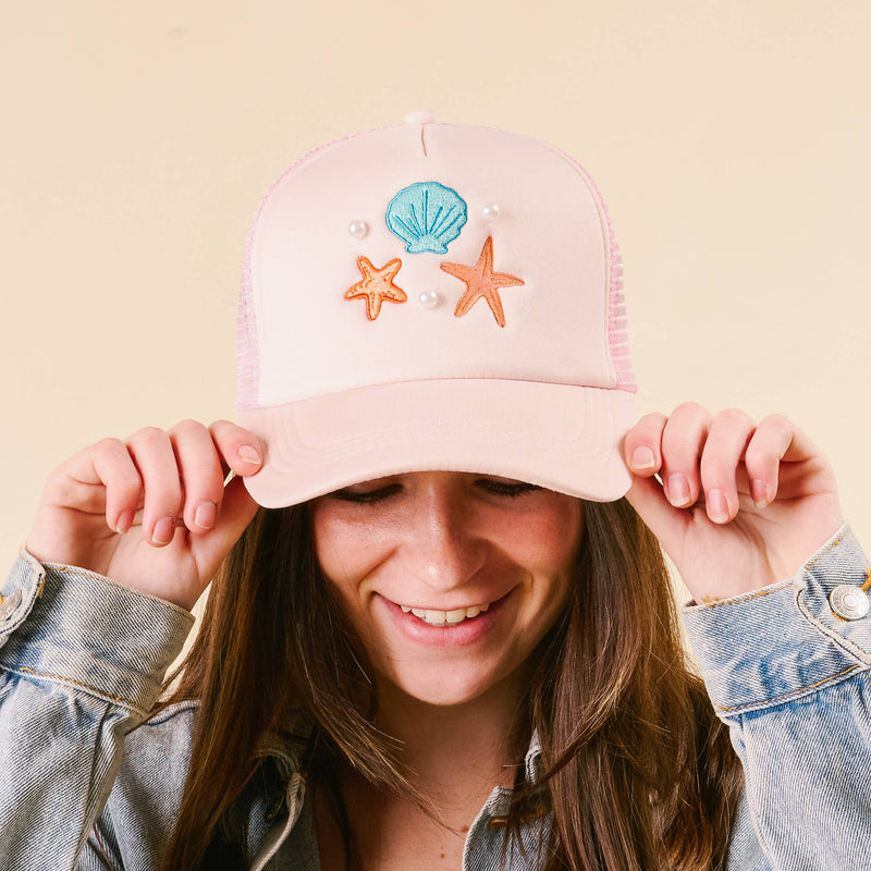 Seashell Trucker Hat
