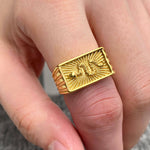 Square Snake Ring