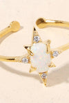 Opal Star Adjustable Fashion Ring