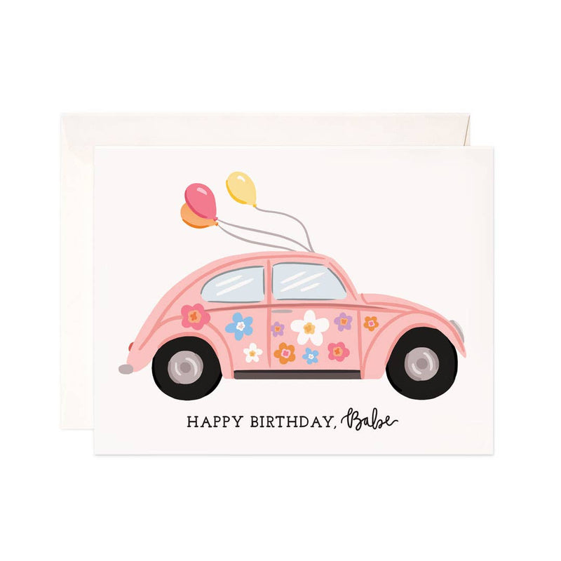 Birthday Babe Greeting Card