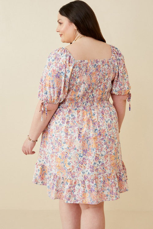 Curvy Blossom Spring Dress