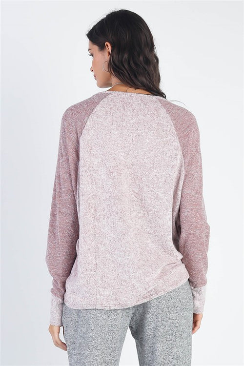 Super Soft Multi Lavender Crewneck