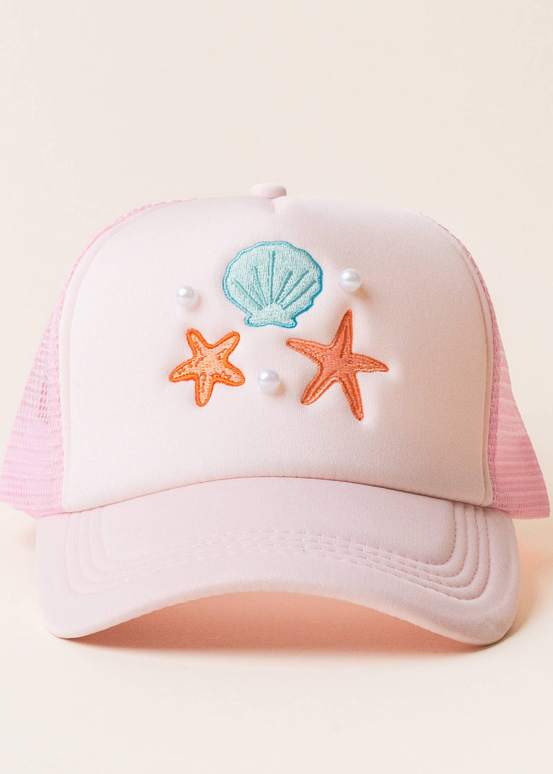 Seashell Trucker Hat