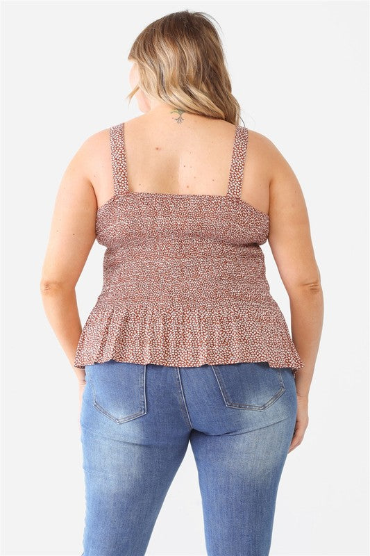 Curvy Tie Detail Ruched Top
