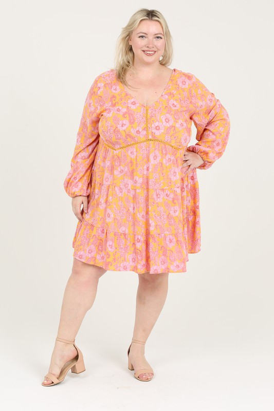 Curvy Marigold Dress