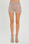 Mauve Cargo Shorts