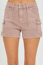 Mauve Cargo Shorts