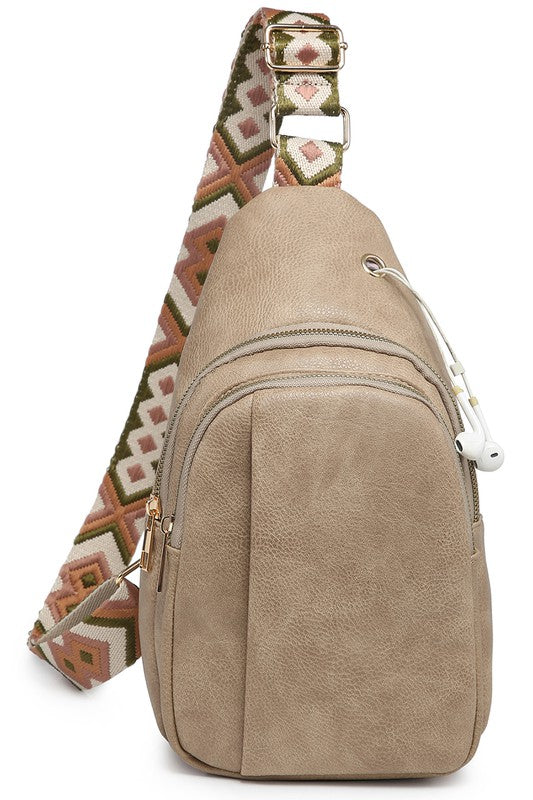 DJ5819CC Concealed Carry Soft Polyester Sling Backpack