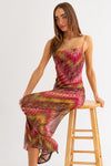 Elegant Shimmer Maxi Dress