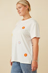 Curvy Daisy Patch Tee