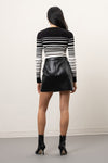 Black & White Striped Sweater