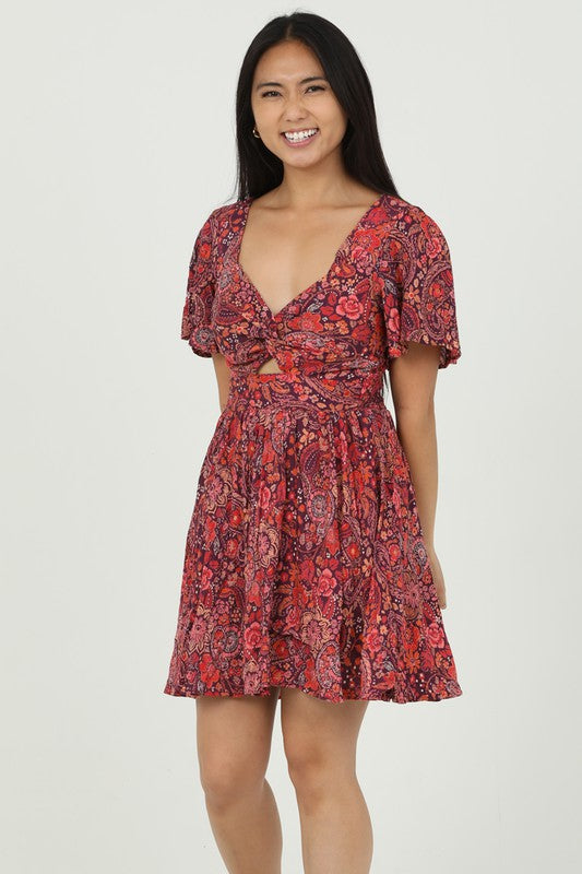 Berry Twist Dress