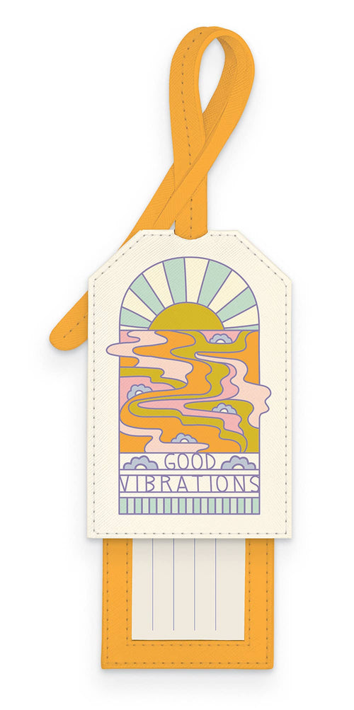 Good Vibrations Slide-Out Luggage Tag