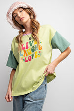 Kiwi Live Laugh & Love Tee