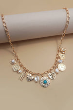 Turquoise Charm Necklace