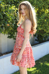 Coral Paisley Sundress