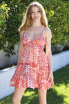 Coral Paisley Sundress