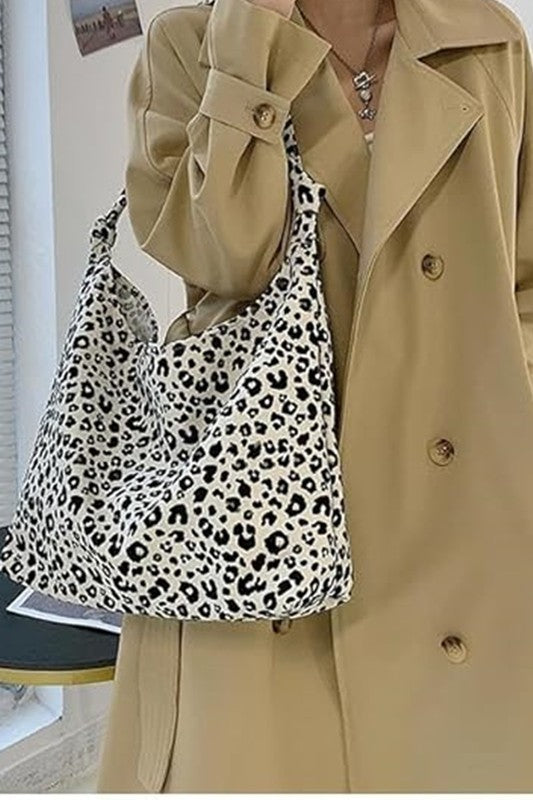 Leopard Canvas Tote