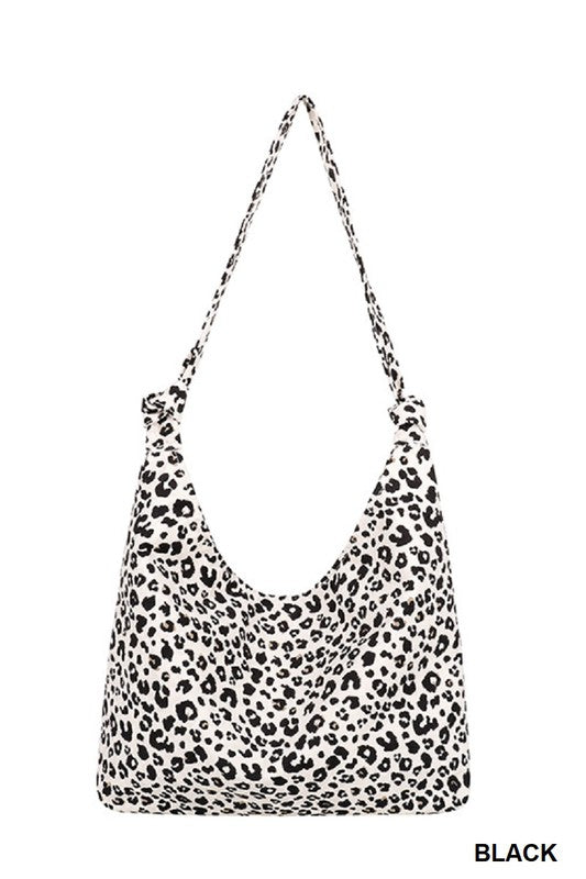 Leopard Canvas Tote