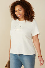 Curvy Star Studded Shirt