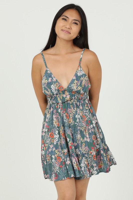 Teal Fields Sundress
