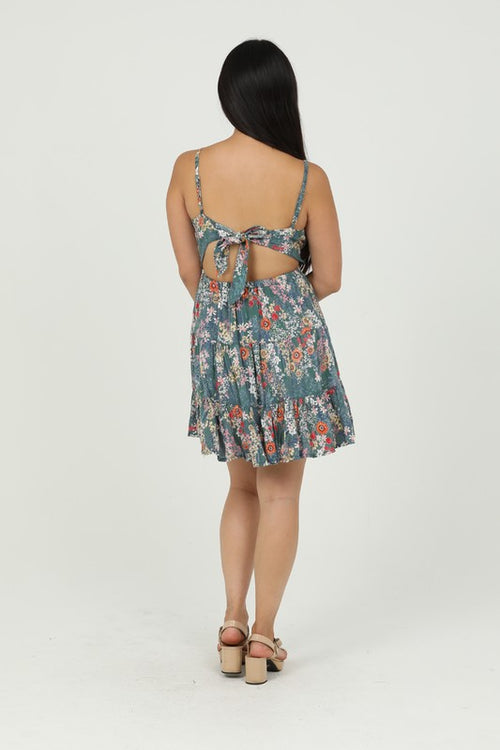 Teal Fields Sundress
