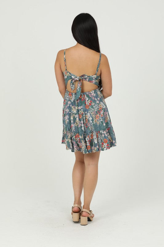 Teal Fields Sundress