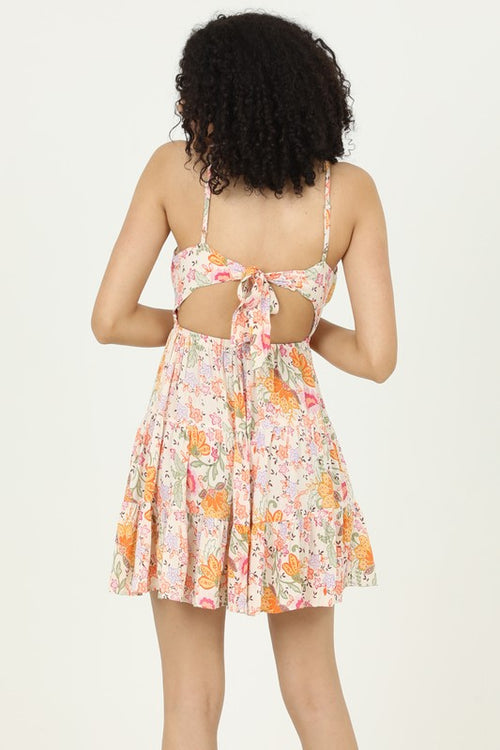 Ivory Flower Sundress