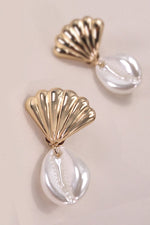 Puka Shell Drop Earrings