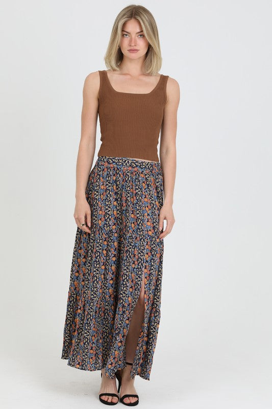 Savannah Bloom Maxi Skirt