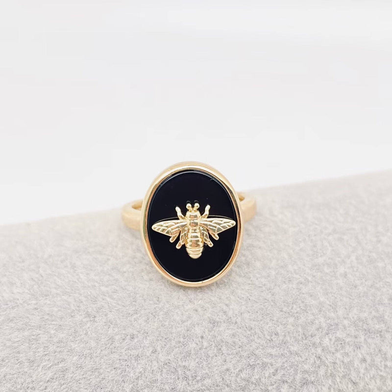 Golden Bee Ring