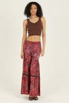 Berry Paisley Pants