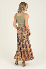 Sunset Tiered Maxi Skirt