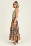 Sunset Tiered Maxi Skirt