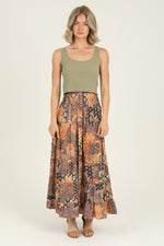 Sunset Tiered Maxi Skirt