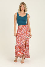 Orange Blossoms Maxi Skirt