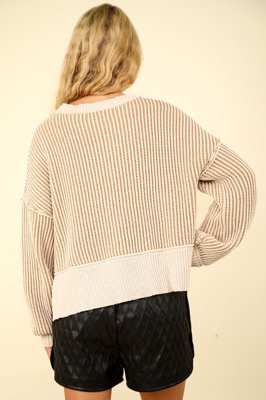 Two Tone Sweater