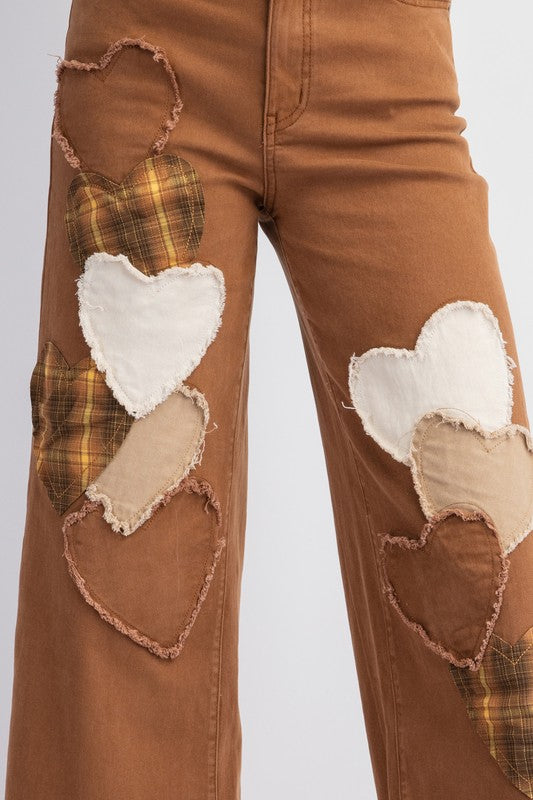 Heart Patch Jeans