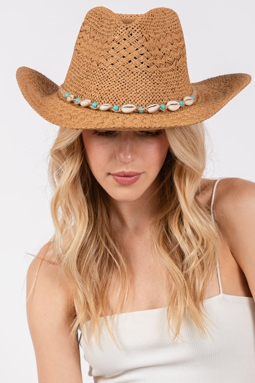 Shell Straw Hat