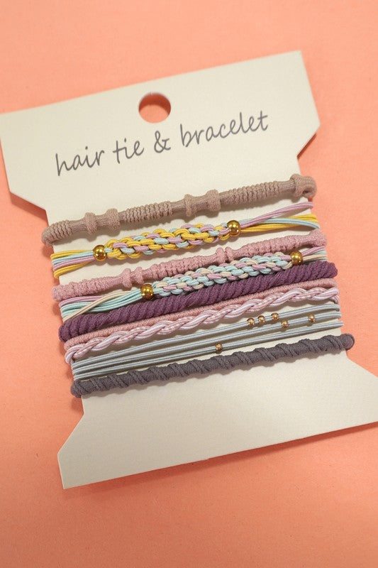 Pastel Hair Tie Bracelets