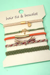 Palm Tree Hair Tie Bracelets