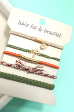 Palm Tree Hair Tie Bracelets