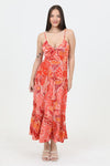 Scarlet Tangerine Maxi Dress