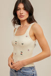 Blossom Ribbed Tank