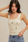 Blossom Ribbed Tank
