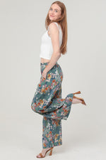 Teal Fields Pants
