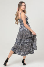 Navy Daisies Dress