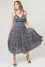 Navy Daisies Dress